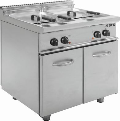 Gastronomie Saro Elektrofritteuse Modell E7Fre2V17, Maße B 800 X T 700 X H 850