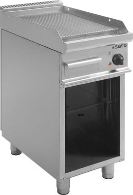 Saro Elektro-Griddleplatte Mit Offenem Unterbau Modell E7Kte1Bar, Maße B 400,