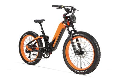E-Mountainbike All Terrain Elektrofahrrad mit Luftstoßdämpfer 26" Fat-Reifen 52V 20Ah