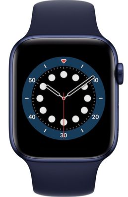 Apple Watch Series 6 44mm GPS + LTE Alu Sportband Dunkelmarine - Ersatzteillager