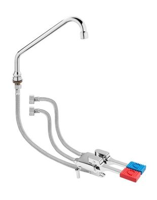 Saro Armatur Mit Fußpedal - Kalt- Warmwasser Set Modell Thea