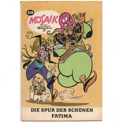 Mosaik Heft Nr. 220 von 1975 Die spur der schönen Fatima Hannes Hegen Digedags