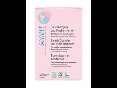 SONETT 3x Bleichkomplex und Fleckentferner 50-95°C 900g