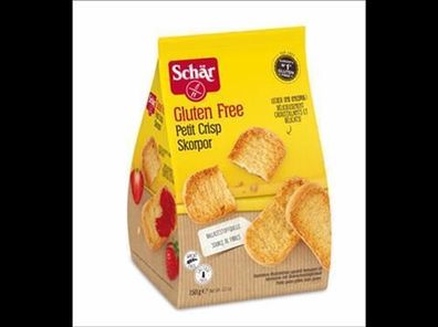 Schär 6x Petit Crisp Skorpor 150g
