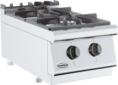 Gastronomie Base 700 Gasherd 2 Flammen