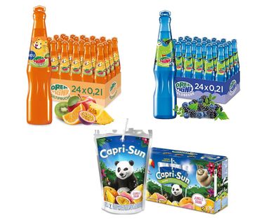 Dreh und Trinke: Waldbeere, Multivitamin à 6 x 0,2l & Capri-Sun Jungle 10 x 0,2l