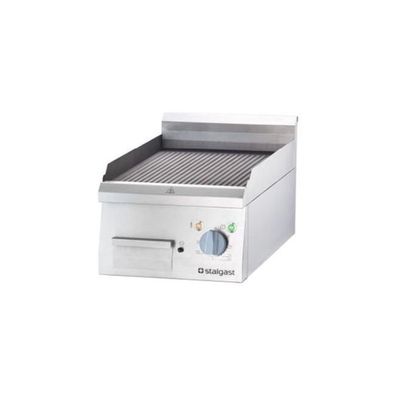 Stalgast Elektro-Griddleplatte - Gerillt, 400 X 700 X 250 mm