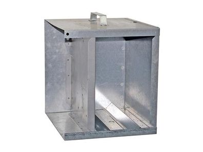 Metal battery case