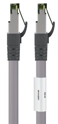 CAT 8.1 Patchkabel, S/FTP (PiMF), grau