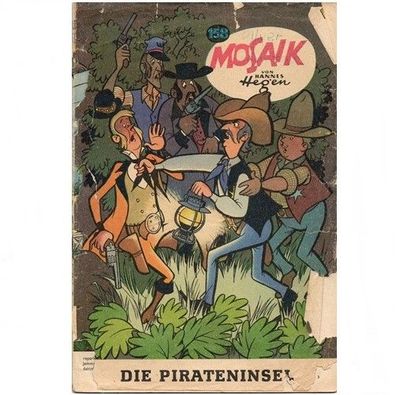 Mosaik Comics Heft Nr 158 von 1970 Hannes Hegen Digedags Die Pirateninsel