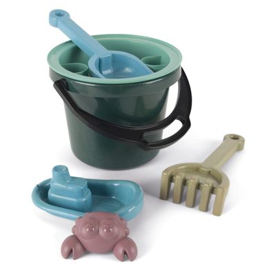 dantoy Blue Marine Eimer-Set Schaufel Rechen Sieb Sand-Spielzeug Sandkasten Toys