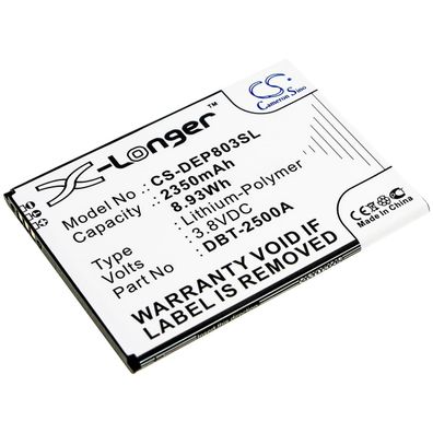 Ersatzakku - CS-DEP803SL - Doro DBT-2500A / 8035 - 3,8 Volt 2350mAh Li-Polymer