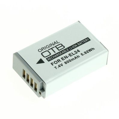 OTB - Ersatzakku kompatibel zu Nikon EN-EL24 - 7,2 Volt 800mAh Li-Ion