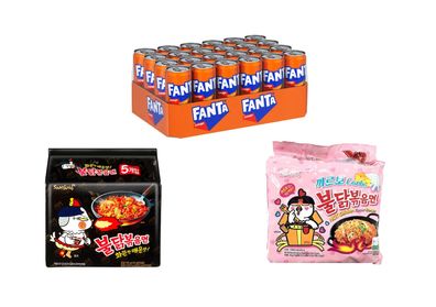 Fanta 24 x 0,33 l + B. Carbonara & B. Sch. Hähnchen je 5 x 140 g