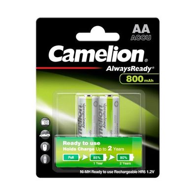 Camelion - HR6 Mignon AA - 1,2 Volt 800mAh Ni-MH - 2er Blister