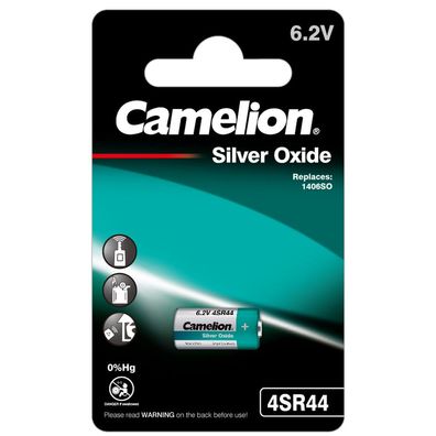 Camelion - 4SR44 / PX28 / 6,2 Volt / BP1 - 6 Volt 145mAh Zink / Silber Oxyd - 1er