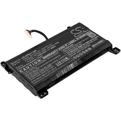 Ersatzakku - CS-HPM171NB - HP 922753-421 / HSTNN-LB8A - 14,6 Volt 5300mAh Li-Ion