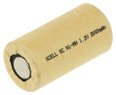 XCell - X2000SCR/PP / SC2000 / Sub C - 1,2 Volt 2000mAh Ni-MH - Hochstrom