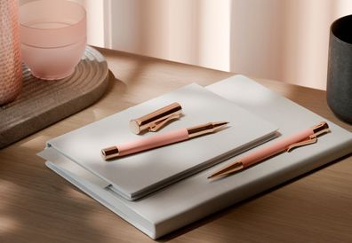 Graf von Faber-Castell Tintenroller Guilloche Rose Blush
