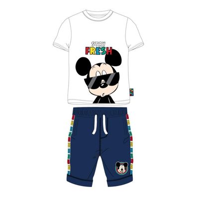 Mickey Mouse Jungen Bekleidungs-Set "Stay fresh, Shirt & Hose | 98-128