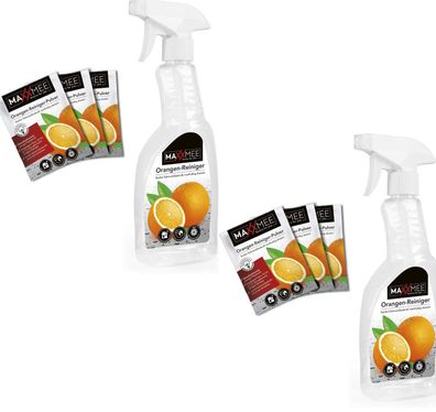 2x Orangen Universalreiniger Pulver Konzentrat Maxxmee Reinigungsmittel NEU