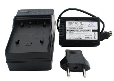 Ersatzakku & Ladegerät - CS-FV100T - Sony NP-FV100 - 7,4 Volt 1950mAh Li-Ion