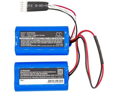 Ersatzakku - CS-BTP273SL - Beats J273/ICR18650NH / J273-1303010 - 7,4 Volt 5200mAh