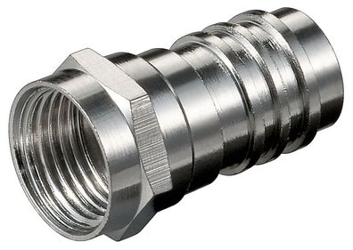 Crimp F-Stecker 7,0 mmKupfer-Nickel
