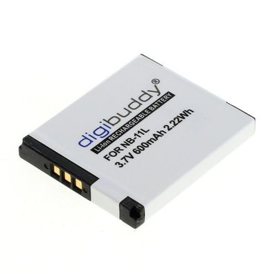 digibuddy - Ersatzakku kompatibel zu Canon NB-11L - 3,7 Volt 600mAh Li-Ion