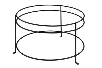 Fink TAVOLA, Ständer, Eisen pulverbeschichtet, schwarz, H. 42 cm, D. 65 cm Höhe: