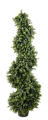 Fink Münzblatt, Spirale, Kunststoff, grün, L. 30 cm, B. 30 cm, H. 120 cm 187407