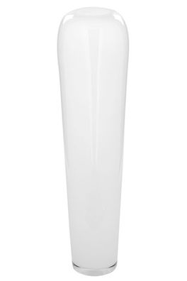 Fink TUTZI, Bodenvase, Glas, glatt, weiß, L. 21 cm, B. 21 cm, H. 70 cm, D. 21 cm