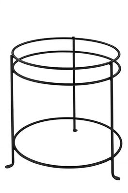 Fink TAVOLA, Ständer, Eisen pulverbeschichtet, schwarz, H. 51 cm, D. 46 cm Höhe: