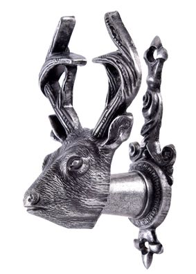 Pistolen-Wandhalter, Hirschkopf, 2er Set