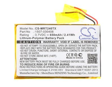 Ersatzakku - CS-MRT240TX - RII 1507-030408 / i24T / mini i24 - 3,7 Volt 650mAh