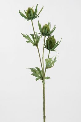 Fink DISTEL, Kunstblume, Kunstfasern, grün, H. 44 cm Höhe: 44.00 cm 185093