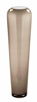 Fink TUTZI, Glasvase, Opalglas, greige opal, L. 24 cm, B. 24 cm, H. 90 cm Höhe: