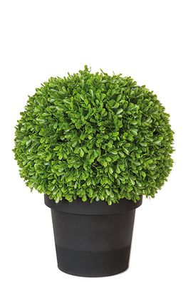 Fink Buchskugel, Kunstblume, Kunststoff, grün, L. 30 cm, B. 30 cm, H. 39 cm, D