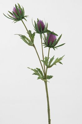Fink DISTEL, Kunstblume, Kunstfasern, lila, H. 44 cm Höhe: 44.00 cm 185095
