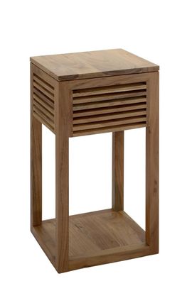 Fink CARMEL, Säule, Akazienholz, glatt, braun, L. 30 cm, B. 30 cm, H. 60 cm 174012