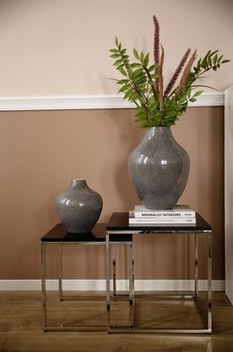 Fink GLORIA, Porzellan, grau, L. 30 cm, B. 30 cm, H. 41 cm, D. 30 cm 127119