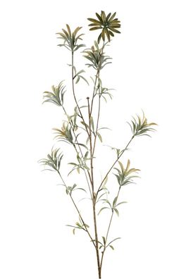 Fink BLATT, Kunstblume, Kunstfasern, gelb, grün, H. 120 cm Höhe: 120.00 cm 185008