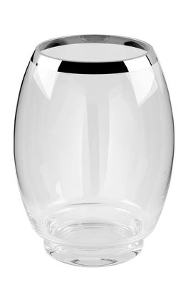 Fink YORK, Ersatzglas, Glaszylinder mit Boden, Glas mit Platinumrand, transparent,