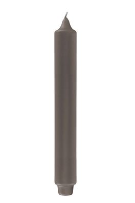 Fink CANDLE, metallic Stabkerze, Paraffin, mocca, L. 30 cm, B. 30 cm, H. 25 cm,