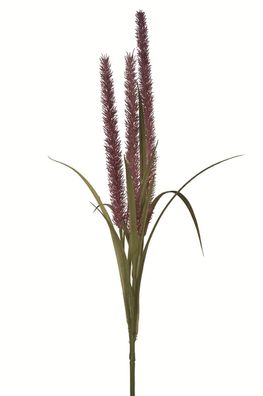 Fink SCHILF, Kunstblume, Kunstfasern, lila, L. 15 cm, B. 15 cm, H. 115 cm Höhe: