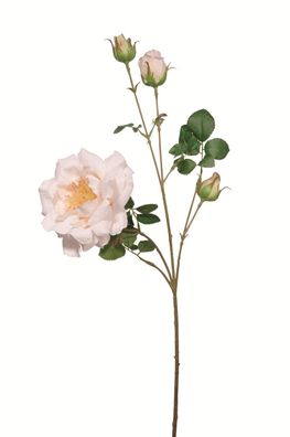 Fink ROSE, Kunstblume, Kunstfasern, weiß, L. 15 cm, B. 15 cm, H. 64 cm 180028