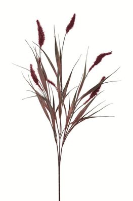 Fink GRAS, Kunstblume, Kunstfasern, burgund, L. 3 cm, B. 3 cm, H. 65 cm Höhe: