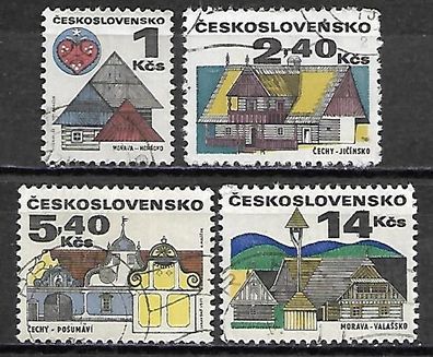 Tschechoslowakei gestempelt Michel Nummer 2010-2013