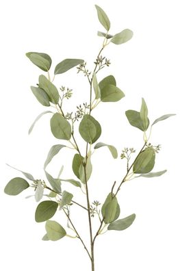 Fink Eukalyptuszweig, Kunstblume, Kunstfasern, grün, L. 140 cm, B. 8 cm, H. 8 cm
