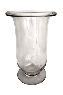 Fink SINTRA, Windlicht, Vase, Glas, glatt, klar, L. 23 cm, B. 23 cm, H. 40 cm, D